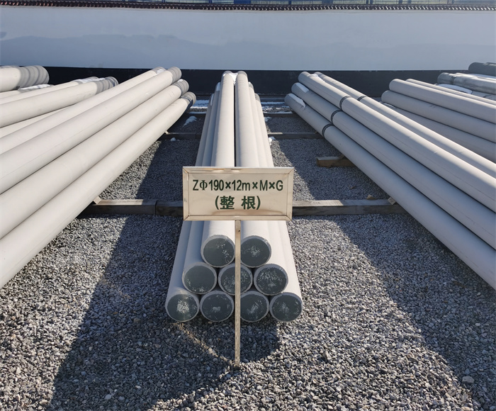 崇川190×12米钢筋混凝土水泥电线杆